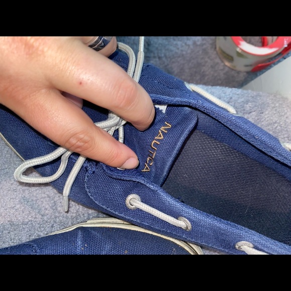 Used náutica  men’s stylish sneakers blue - Picture 6 of 9